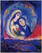 "Gli sposi" - Marc Chagall